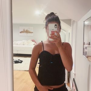 Brandy Melville front knot tie top